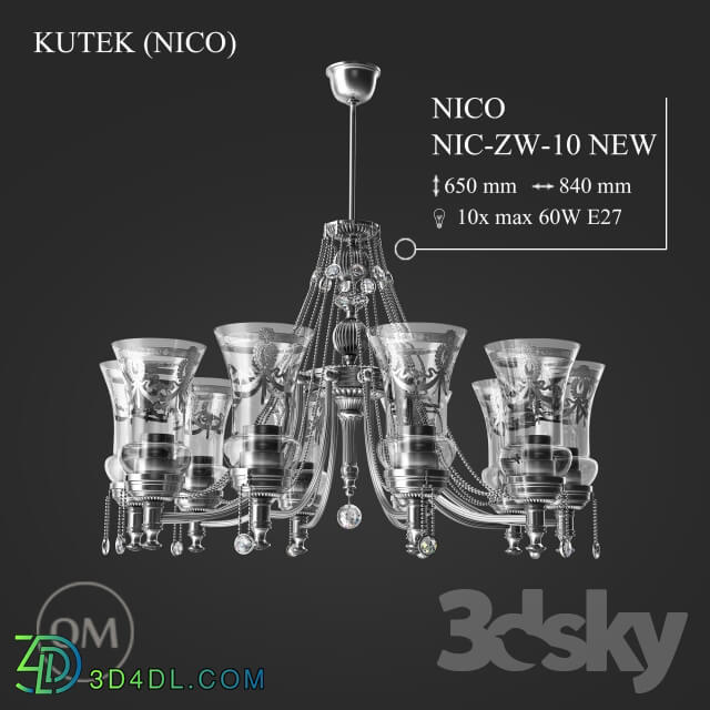 Ceiling light - KUTEK _NICO_ NIC-ZW-10-NEW
