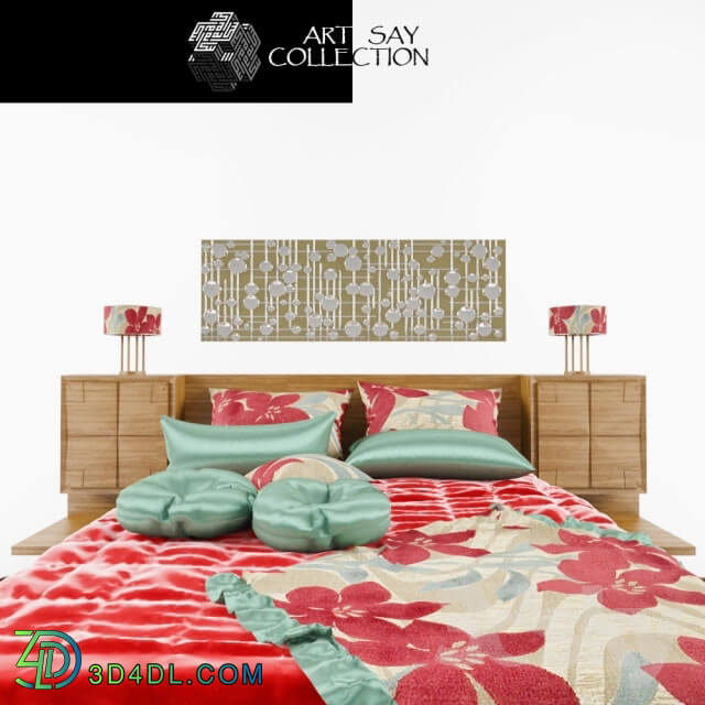 Bed - Bed set by Art-say collection