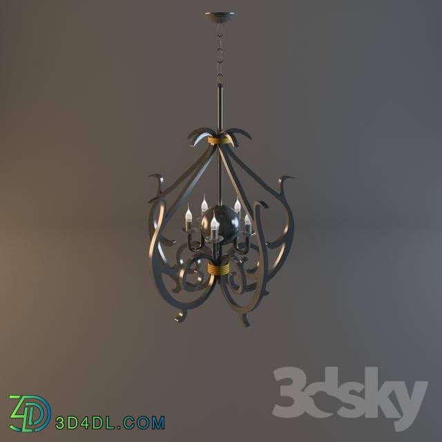 Ceiling light - forged chandelier