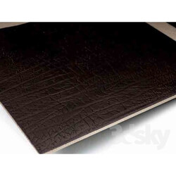 Floor coverings - leather tiles 