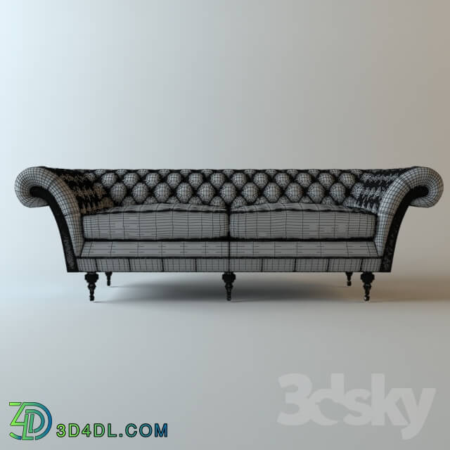 Sofa - Triple bed_ Chesterfield sofa