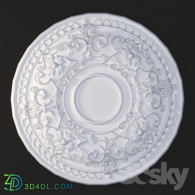 Decorative plaster - Orac Decor R38 ceiling outlet