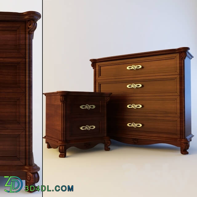 Sideboard _ Chest of drawer - chest of drawers and bedside table_ _quot_Alesi_quot_ Belfan