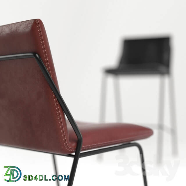 Chair - Leather sling collection by Industry West and MAD