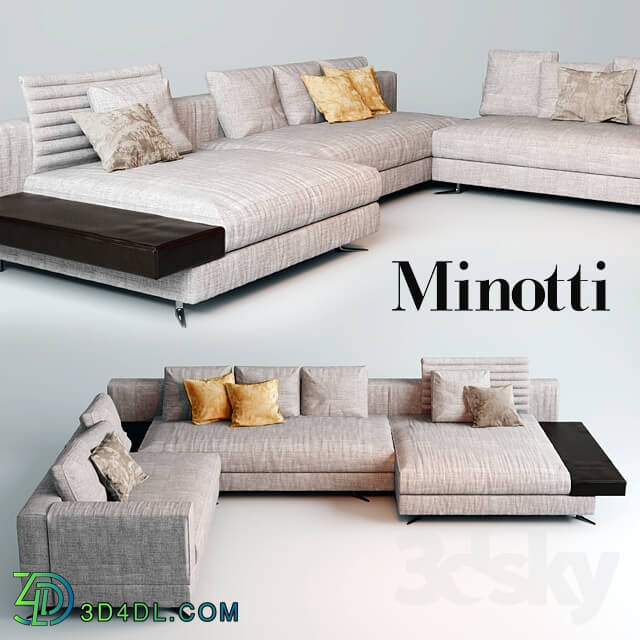 Sofa - Minotti white sofa