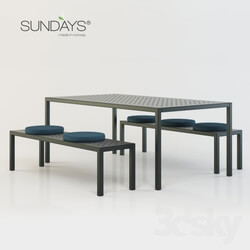 Table _ Chair - Sundays Frame - outdoor furniture 