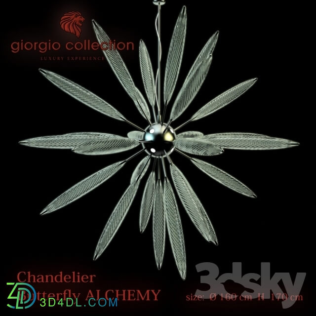 Ceiling light - GIORGIO COLLECTION Butterfly Alchemy