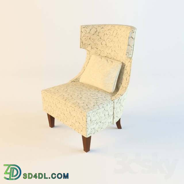 Arm chair - Armchair semicircle Baker