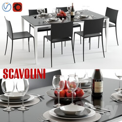 Table _ Chair - Scavolini Timeless and Mya 