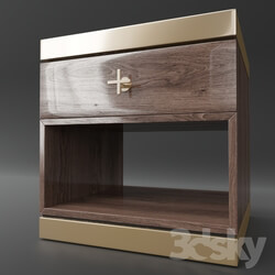 Sideboard _ Chest of drawer - Nightstand with brass details 