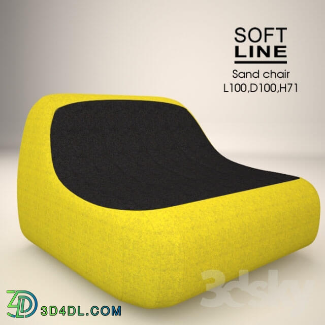 Arm chair - Softline _ Sand