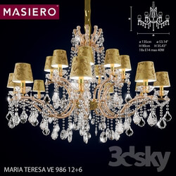 Ceiling light - Masiero ottocento ve 986 12 _ 6 