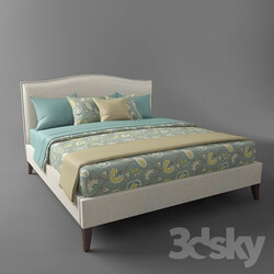 Bed - Bed made in USA Colette King Bed 