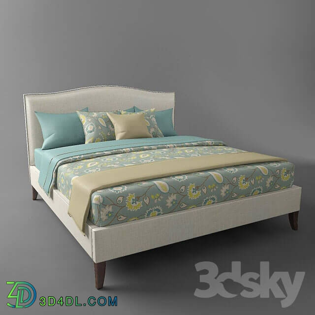 Bed - Bed made in USA Colette King Bed