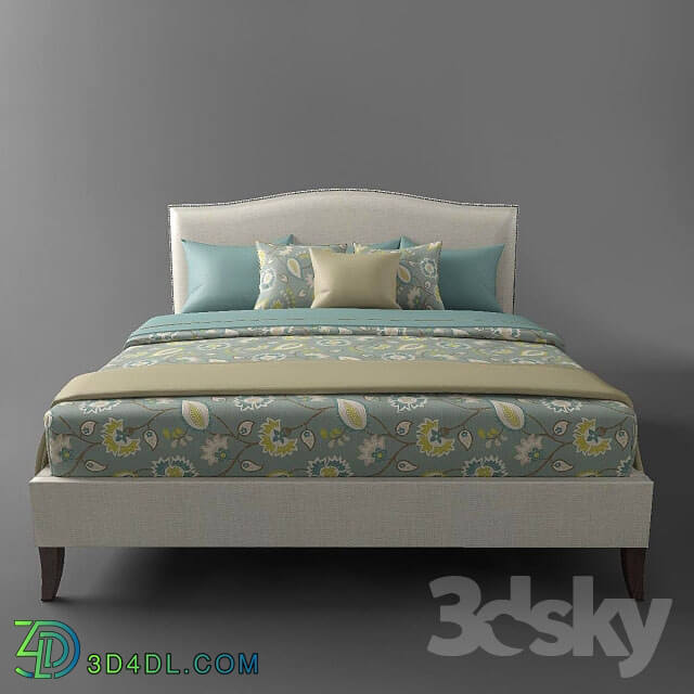 Bed - Bed made in USA Colette King Bed