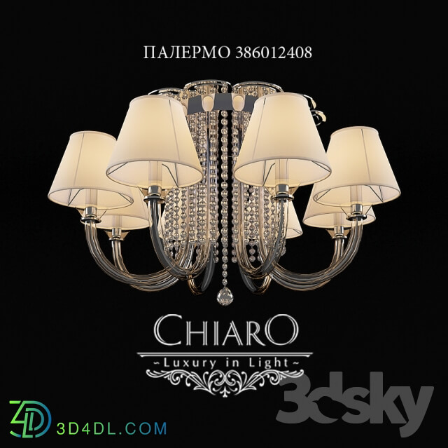 Ceiling light - Chandelier Ceiling Chiaro Palermo