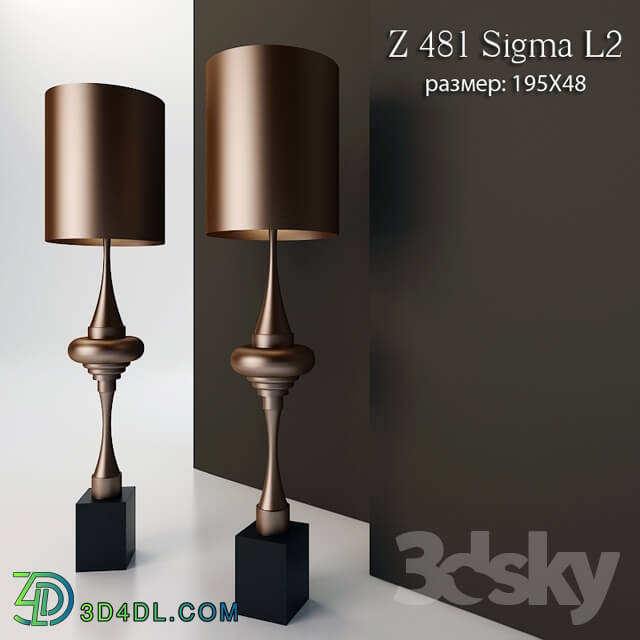 Floor lamp - Z 481 Sigma L2