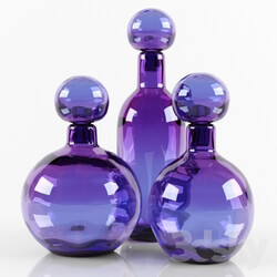 Tableware - decanters from Elizabeth Lyons 