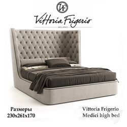 Bed - Vittoria Frigerio Medici high bed 