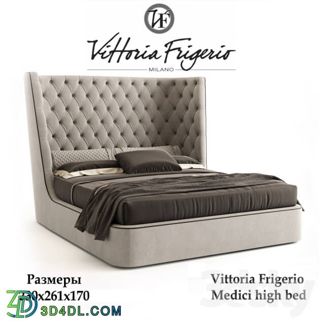 Bed - Vittoria Frigerio Medici high bed