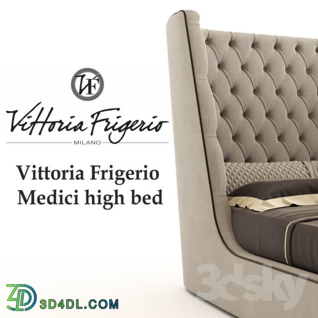 Bed - Vittoria Frigerio Medici high bed