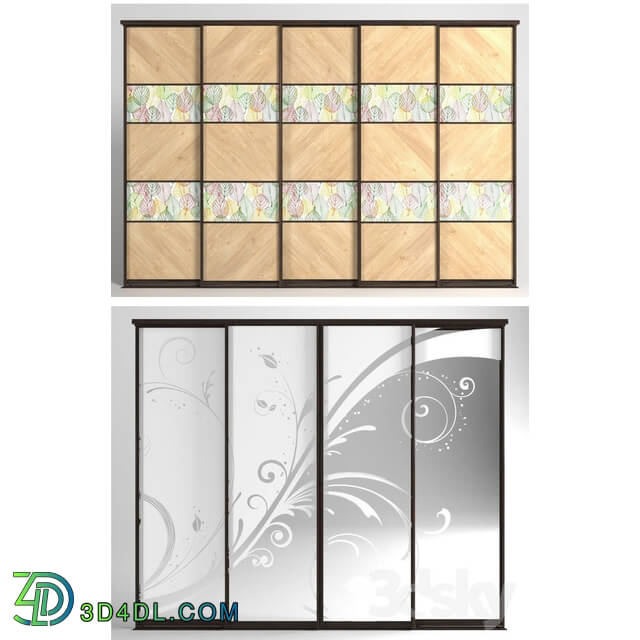 Wardrobe _ Display cabinets - door coupe D _ M