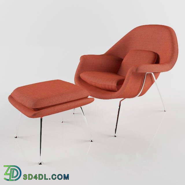 Arm chair - WOMB CHAIR _amp_ OTTOMAN