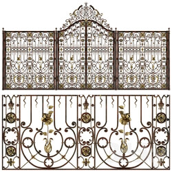 Other architectural elements - Forged gates and fences 