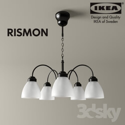 Ceiling light - Rismon IKEA _ Suspension with 5 shades 