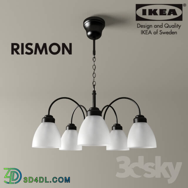 Ceiling light - Rismon IKEA _ Suspension with 5 shades