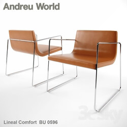 Arm chair - Andreu World Lineal Comfort BU 0596 