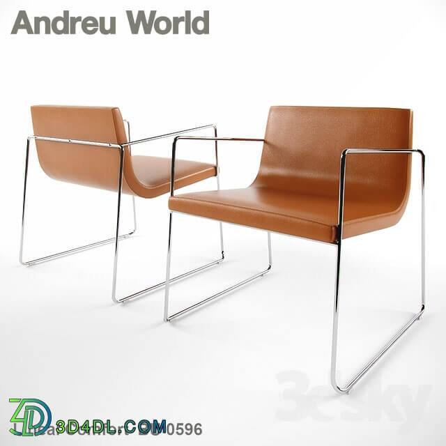 Arm chair - Andreu World Lineal Comfort BU 0596