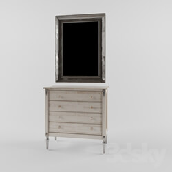 Sideboard _ Chest of drawer - Dresser with mirror 