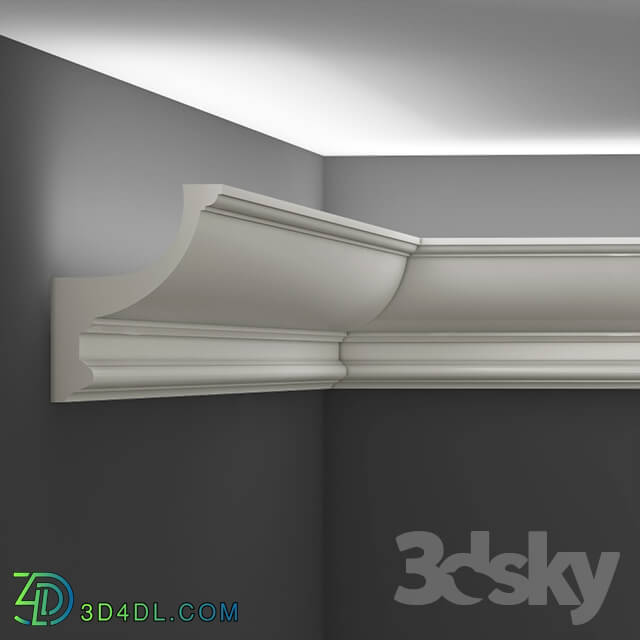 Decorative plaster - Light cornice