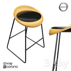 Chair - OM bar stool ROE by Montly 