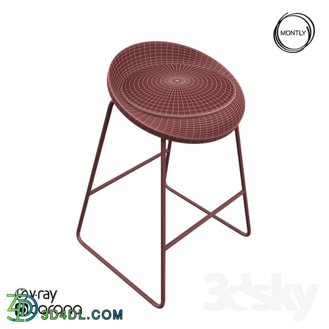 Chair - OM bar stool ROE by Montly