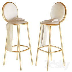 Chair - Gold tall Chair 