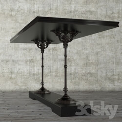 Other - 19TH C. FRENCH ZINC AND CAST IRON 68ss CONSOLE 