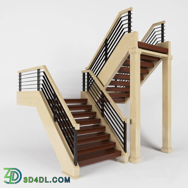 Staircase - Wooden stairs