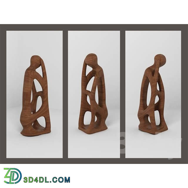 Sculpture - wooden figurine