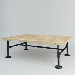 Table - industrial coffee table 