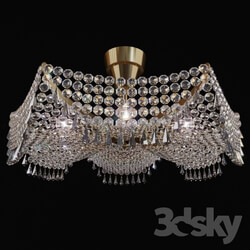 Ceiling light - chandelier Preciosa Chandelier CB 072102006 Brass 