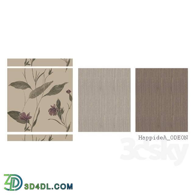 Wall covering - wallpaper HappideA_ODEON