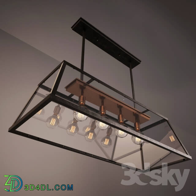 Ceiling light - Chandelier loft -2