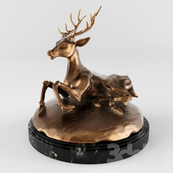 Other decorative objects - Figurine Deer 