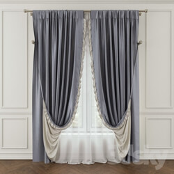 Curtain - Blind with garter 