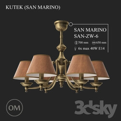 Ceiling light - KUTEK _SAN MARINO_ SAN-ZW-6 