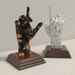 Sculpture - Decorative statue of hand 