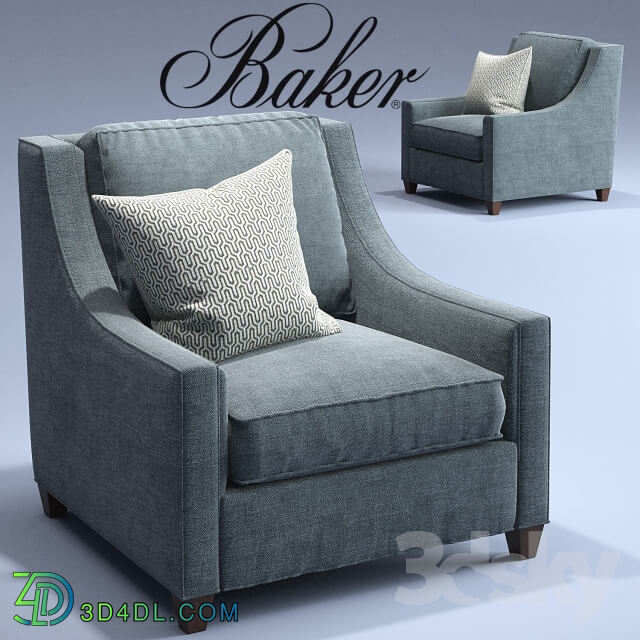 Arm chair - Malory Chair _Baker _Classics_Upholstery - 6604C_Berkley