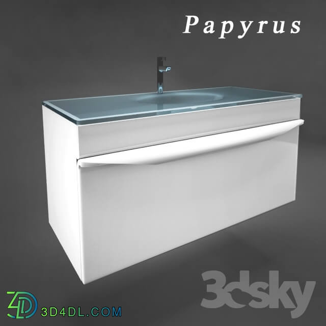 Wash basin - Wash basin with pedestal - Klarberg Papyrus